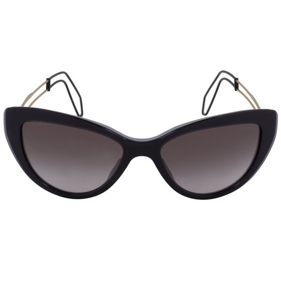 Miu Miu Cat Eye Sunglasses SMU12RS USN3E2 55Purple Frame